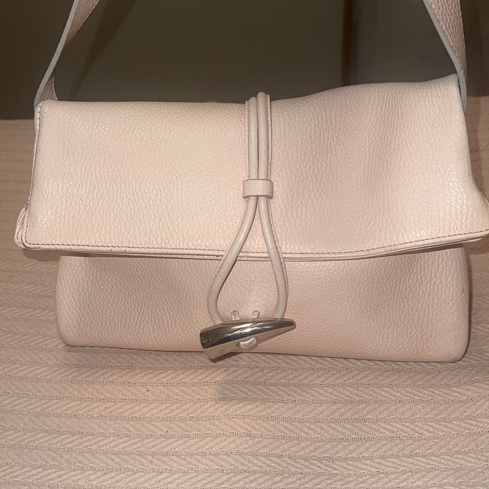 Burberry Pink Soft Leather Shoulder Bag